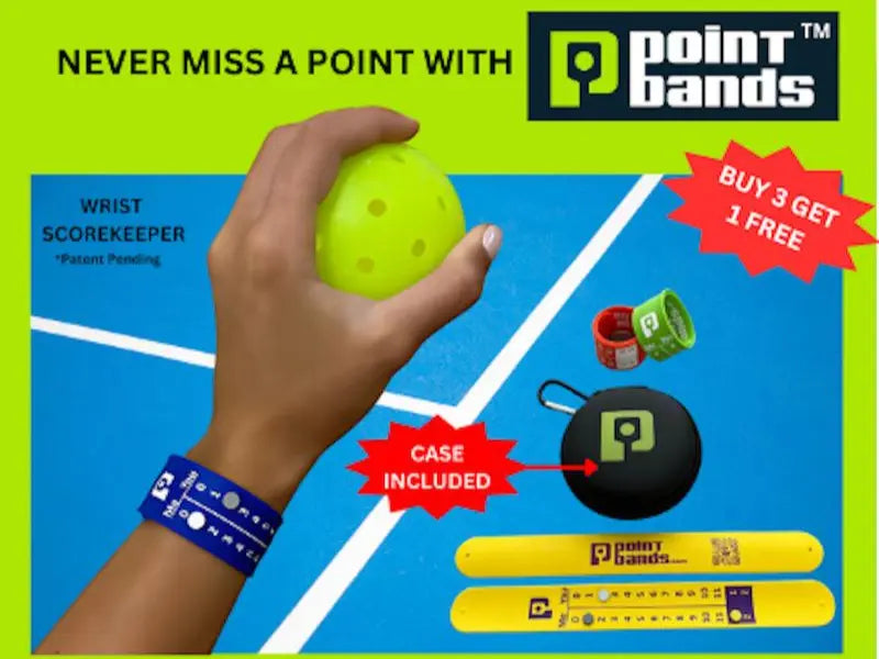 Point Band Pickleball Original Scorekeeper Wristband - Portable Pickleball Scoreboard -Scorekeeping Point Tracker Bracelet - Pickleball Score Keeper - Pickleball Score Tracker - Pickleball Point Tracker - Pickleball Score Keeper - Score Keeper Wristband