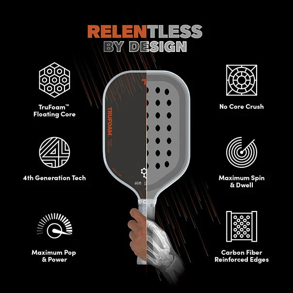 CRBN3 TruFoam Barrage Elongated - Pickleball Paddle