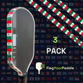 Mexico Flag Pickleball Edge Guard Tape — 3 Pack