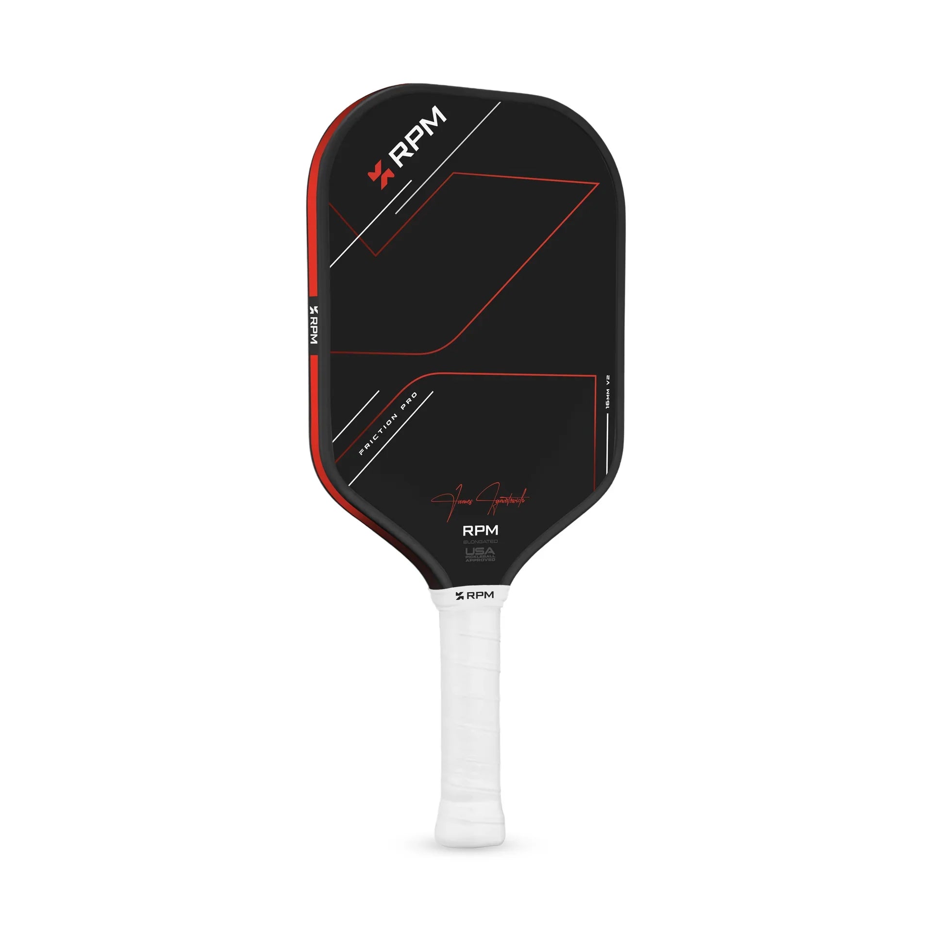 RPM FRICTION PRO 16MM ELONGATED V2 Pickleball Paddle
