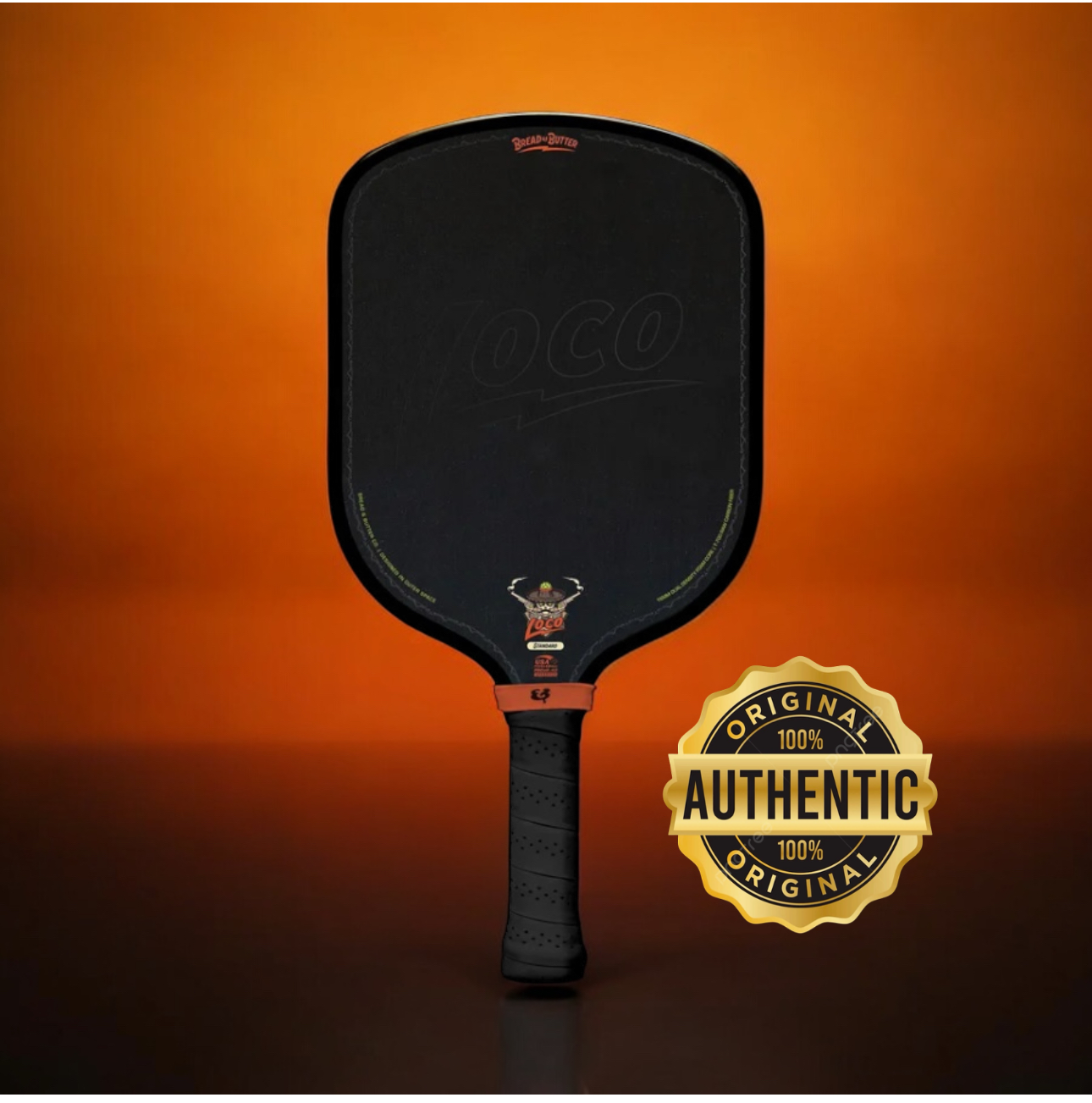 Bread & Butter LOCO Black  16mm Standard Pickleball Paddle