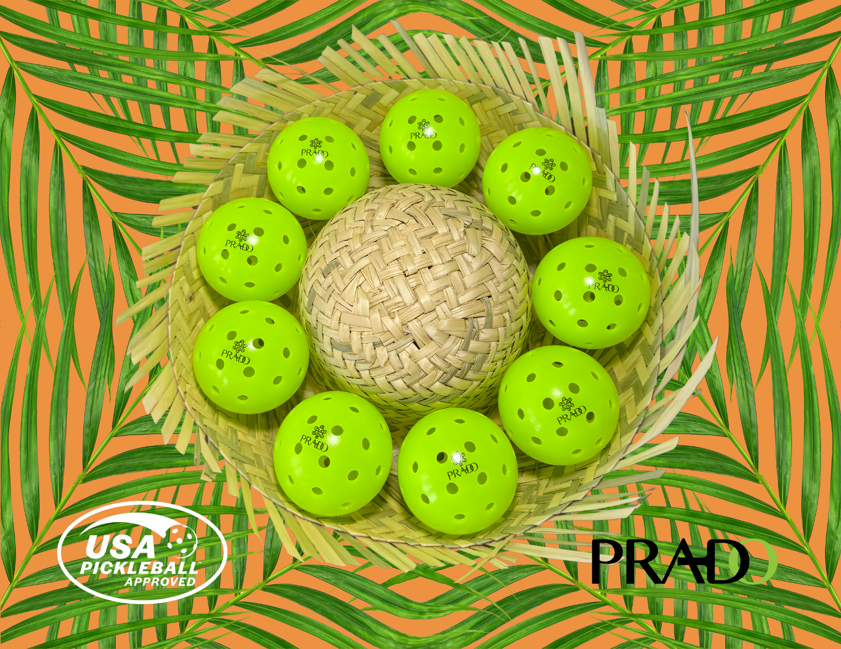Taíno Sun Pickleball Balls — USAPA Approved Outdoor