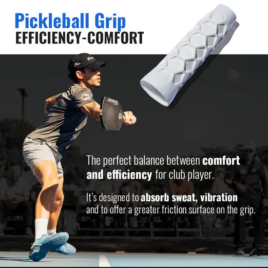Hesacore Pickleball Original Grip 5.25 Regular Fit White