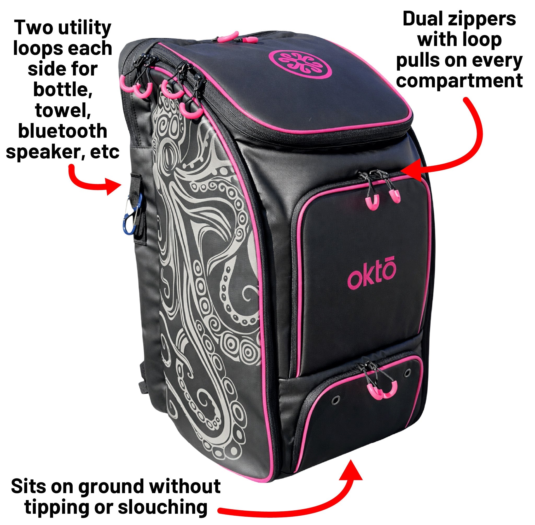 oktō® Pro Elite Ultimate Paddle Sport Backpack