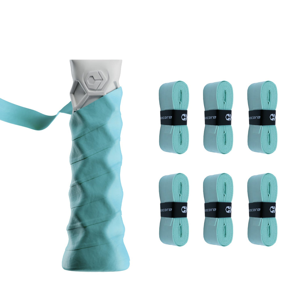 Hesacore Hesatac Overgrip – Turquoise (6 & 12 Pack)