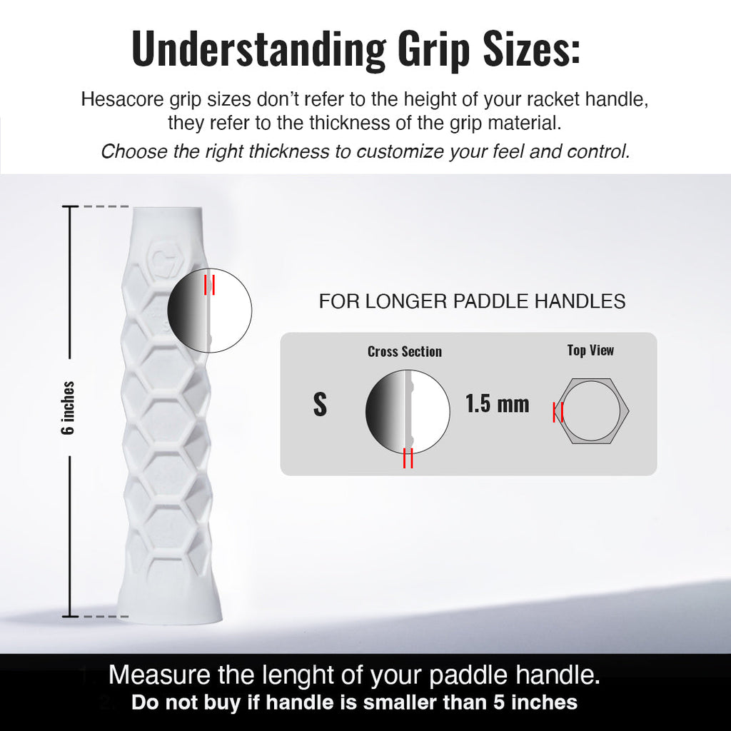 Pickleball Elongated Grip