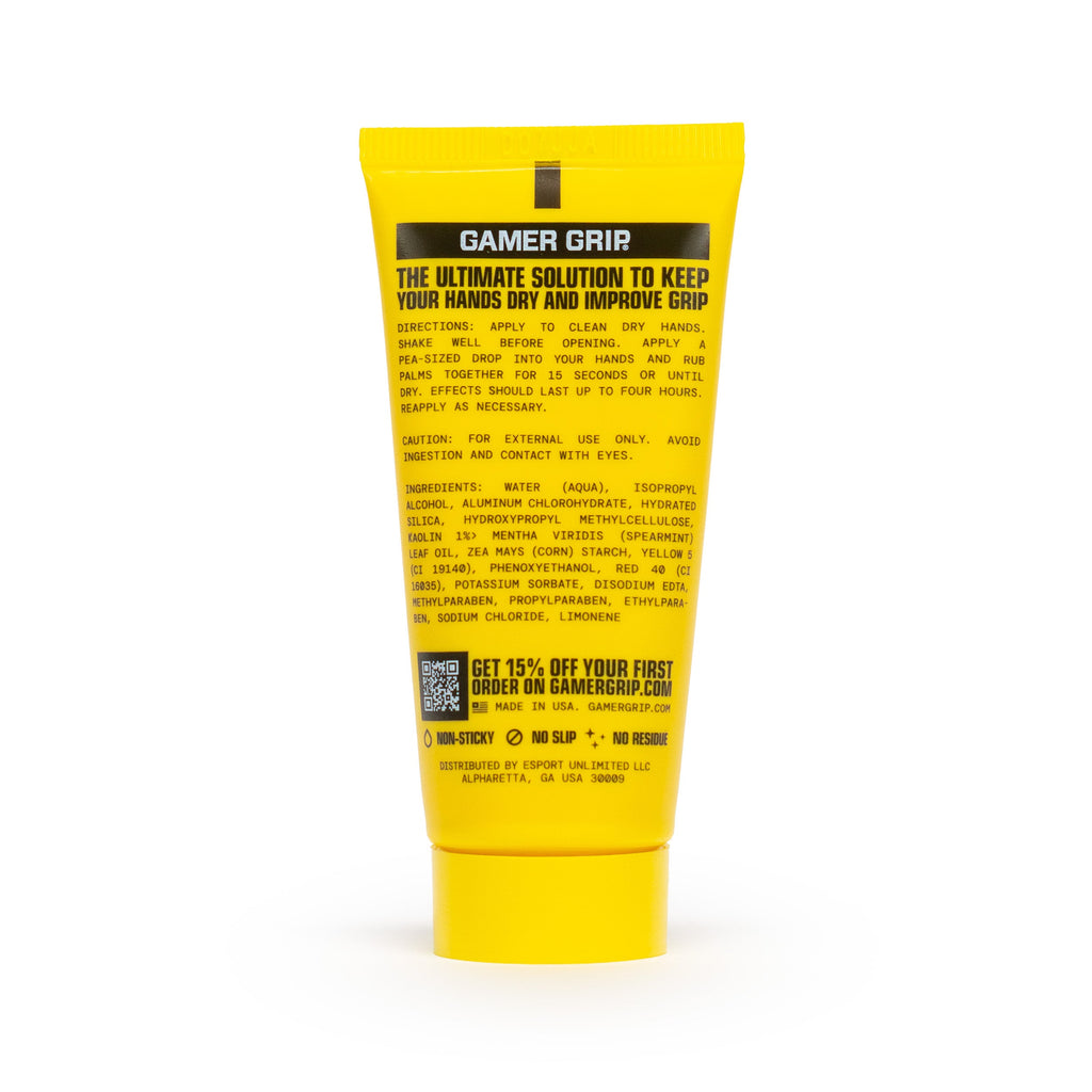 Gamer Grip for Racquet & Paddle – Anti-Sweat Grip Cream for Tennis & Pickleball