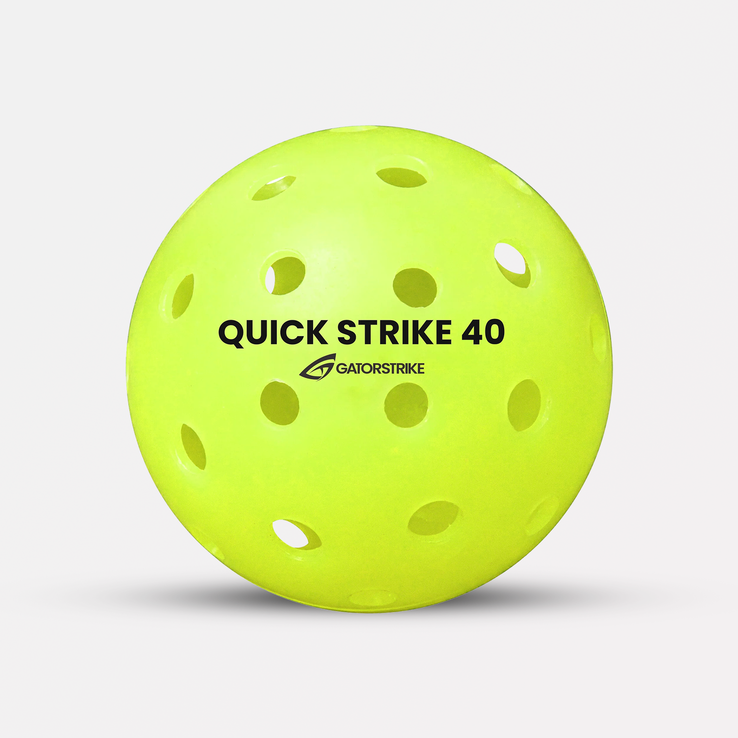 Quick Strike 40 Outdoor Pickleballs — Durable Long Lifetime Balls