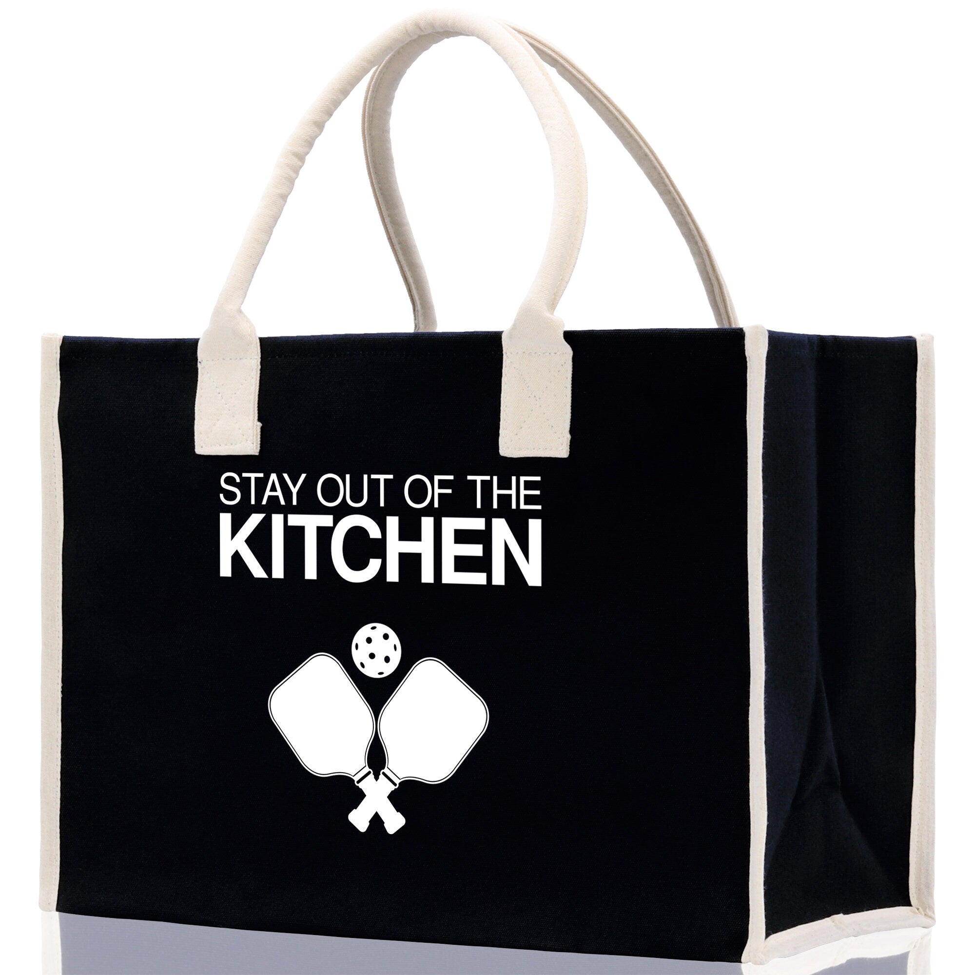 Pickleball Tote Bag Personalized Pickleball Party Favors Custom Pickleball Player Gift Pickleball Cotton Canvas Tote Bag