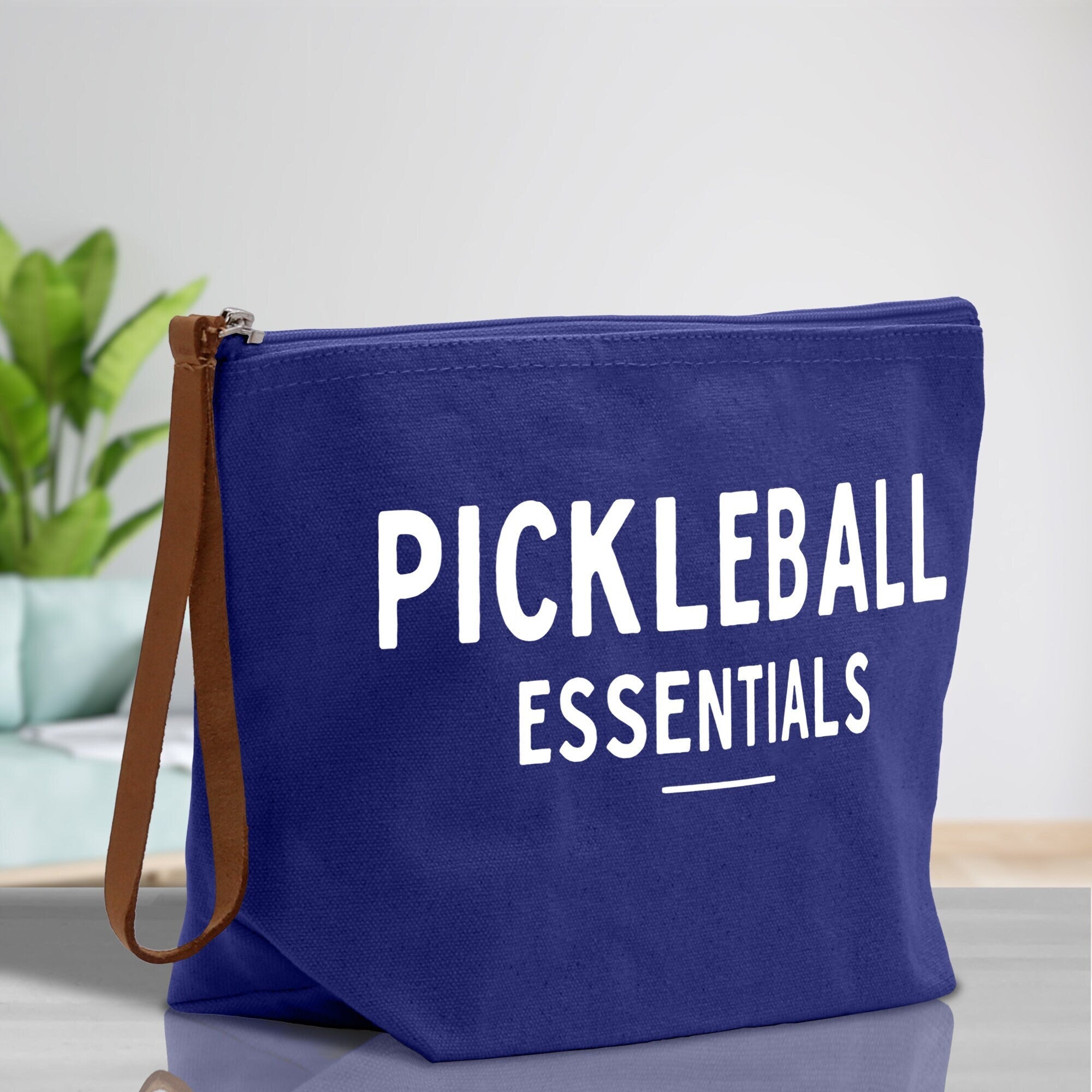 Pickleball Cosmetic Zipper Pouch Tote Bag Pickleball Party Favors Pickleball Player Gift Pickleball Make Up Bag Pickleball Toiletry Bag