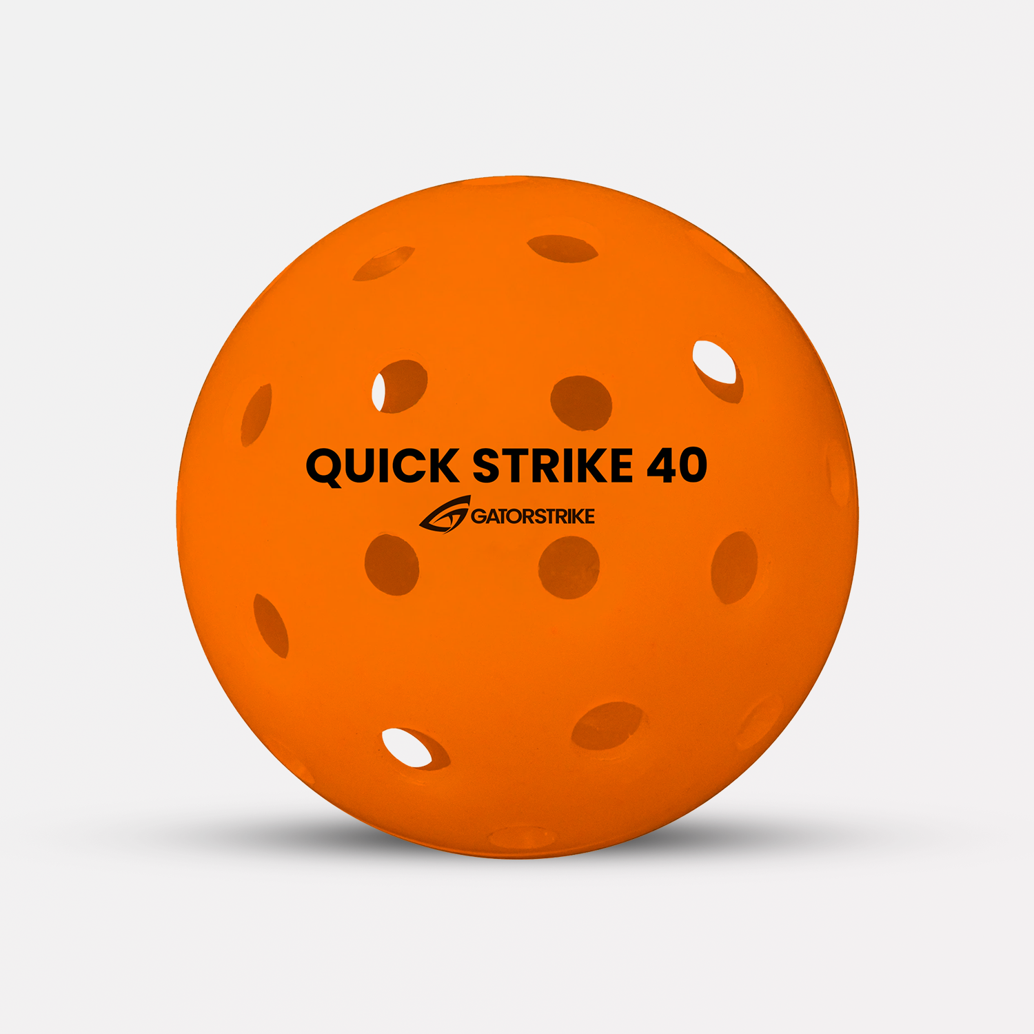 Quick Strike 40 Outdoor Pickleballs — Durable Long Lifetime Balls