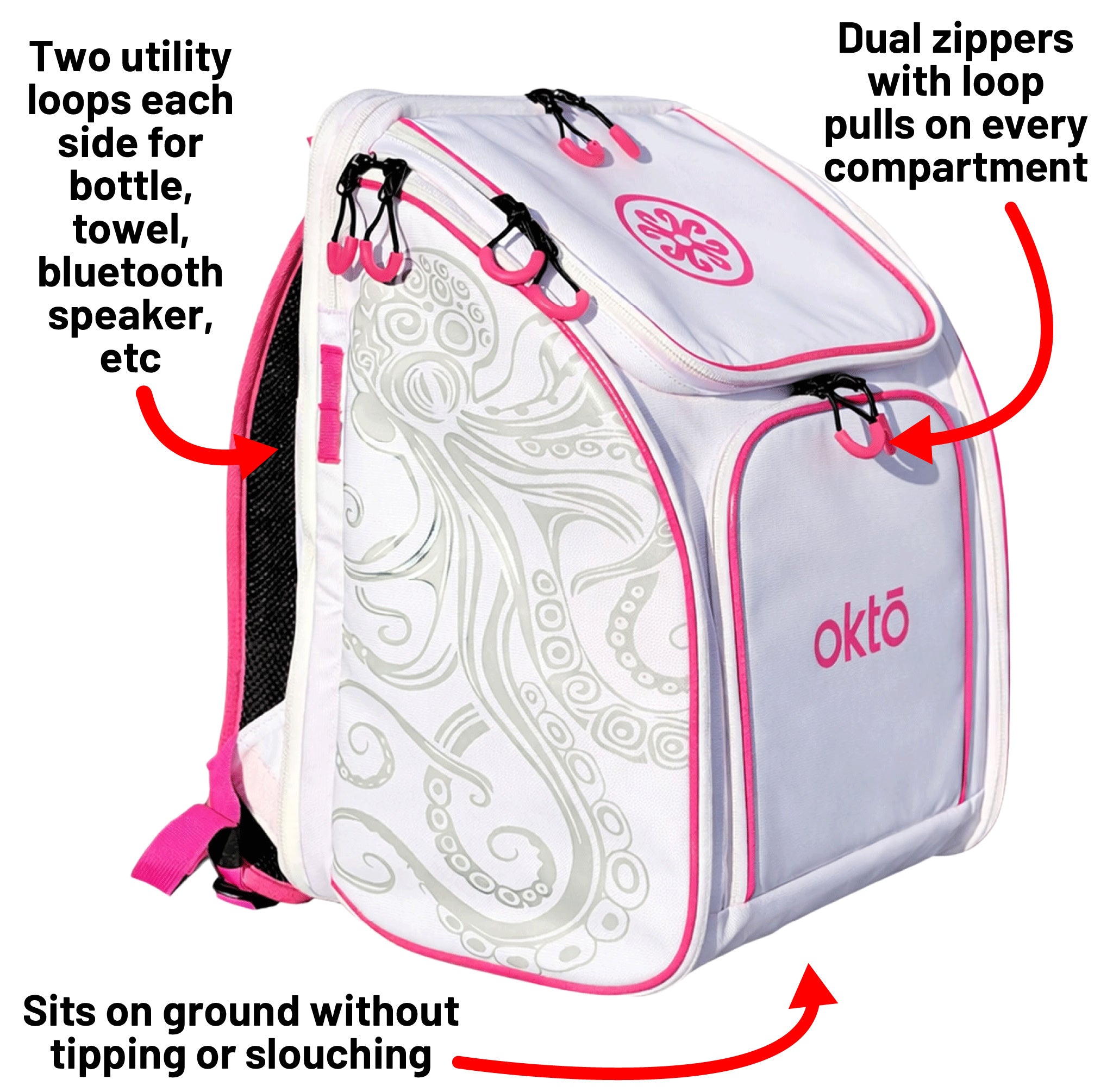 oktō® Rec Lite Ultimate Paddle Sport Backpack