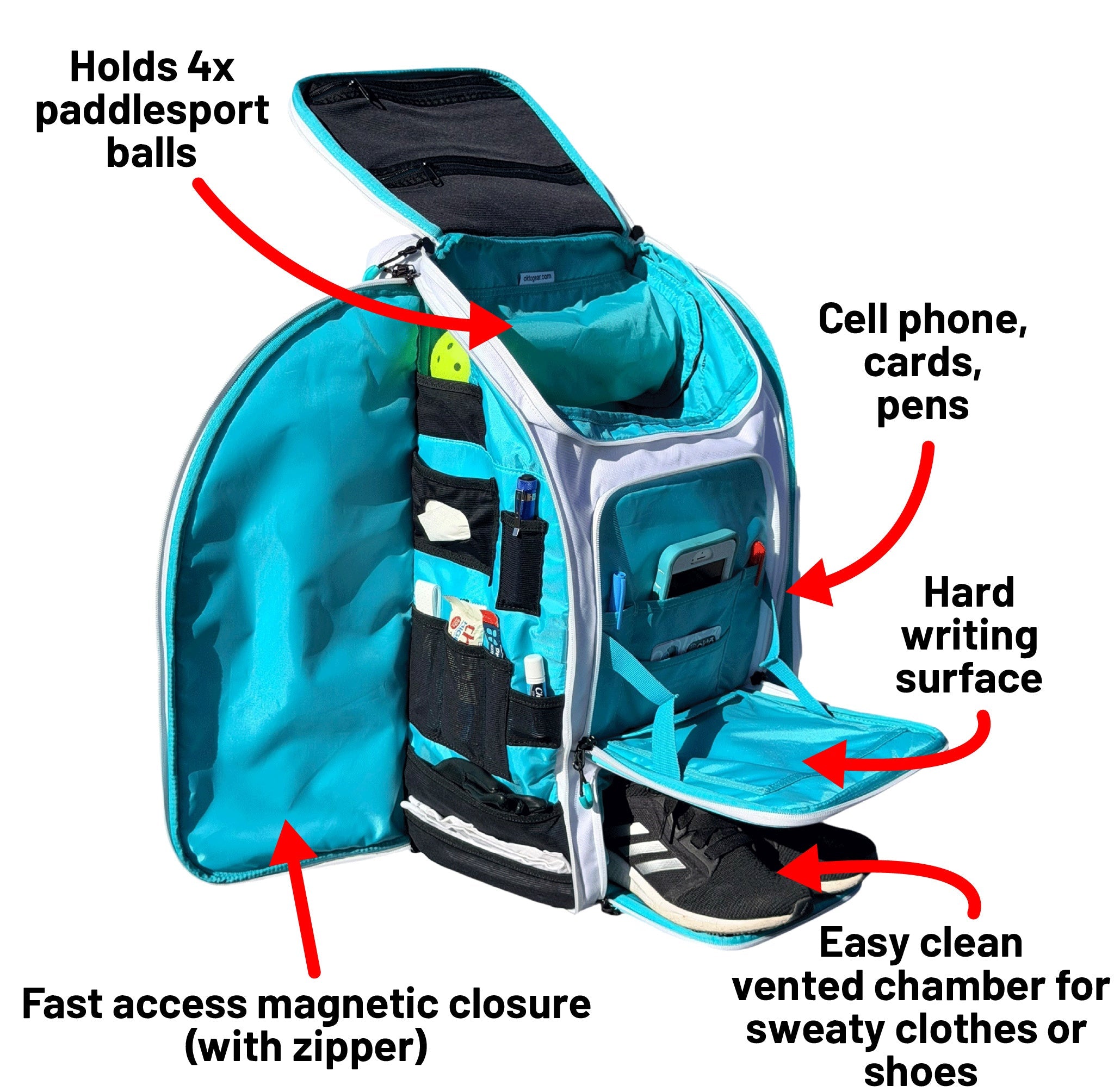 oktō® Pro Elite Ultimate Paddle Sport Backpack