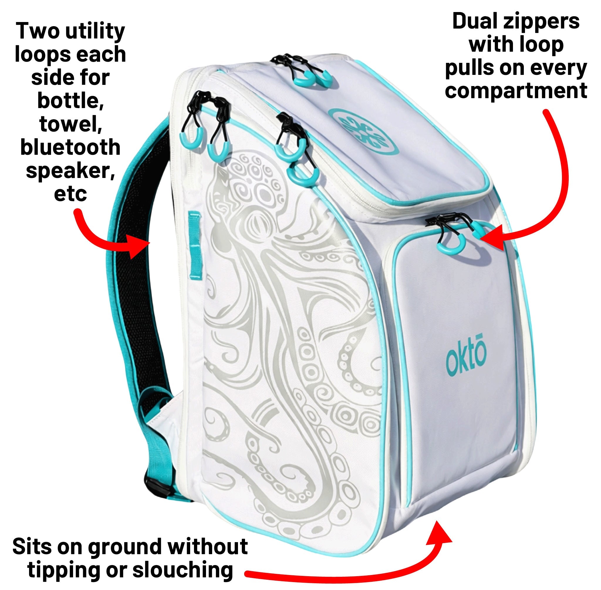 oktō® Rec Lite Ultimate Paddle Sport Backpack